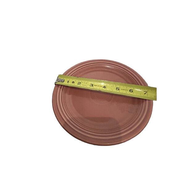 Fiesta Vintage Rose Pink Retired Classic 7 1/2 Salad Plate 1951 - 1959 - Picture 3 of 5